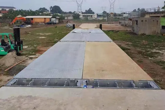 Electronic Hot Galvanized Truck Platform Scale Modular Weighbridge with Ntep Approval